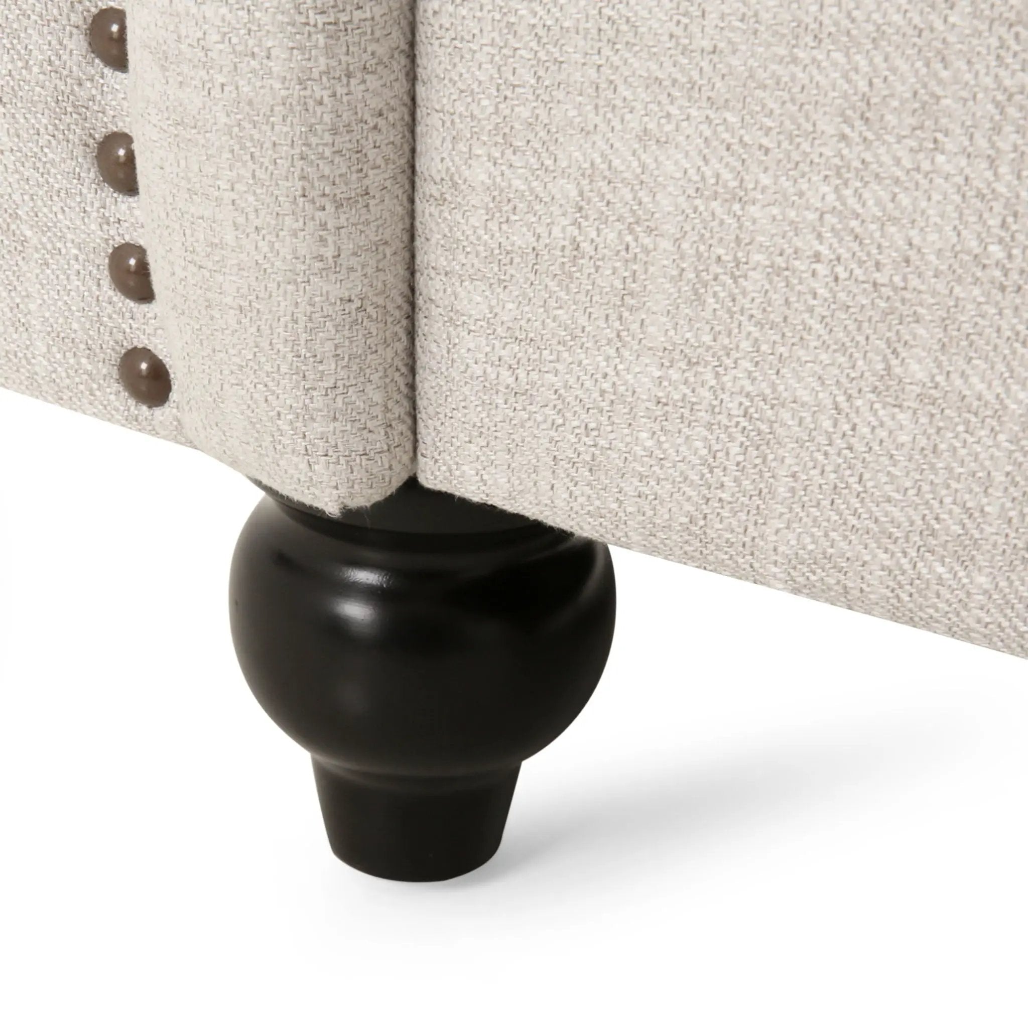 Nexuson Upholstered Chesterfield Chair With Deep Tufted And Nailhead Trim by HouseOfZazla