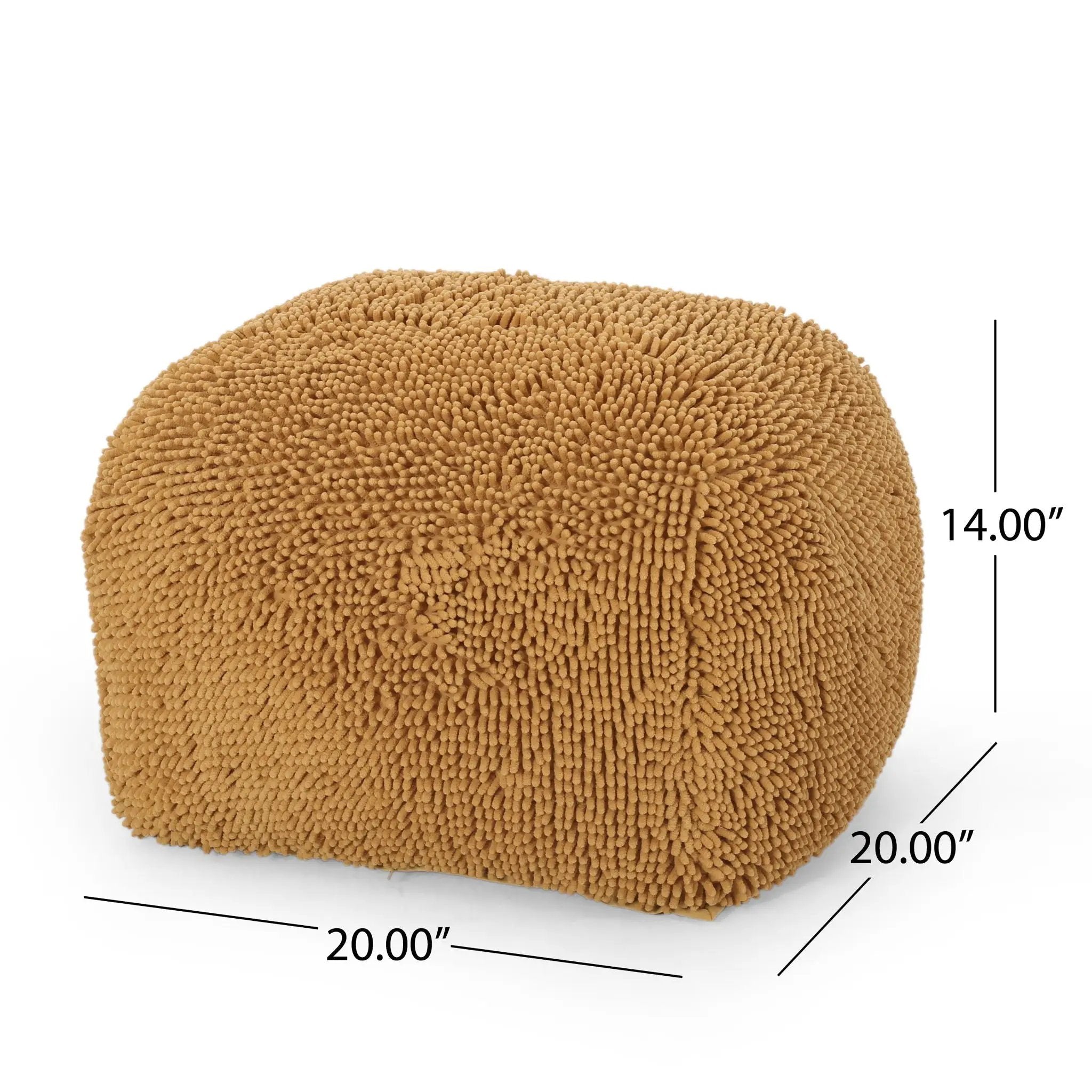 Spongy Square Pouf Soft Seating by Unique Piece Furniture