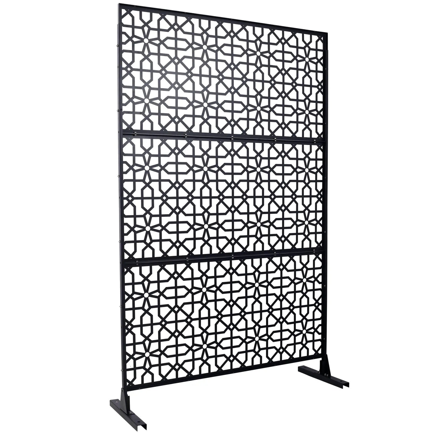 Outdoor & Indoor Metal Freestanding Decorative Privacy Screen by Unique Piece Furniture