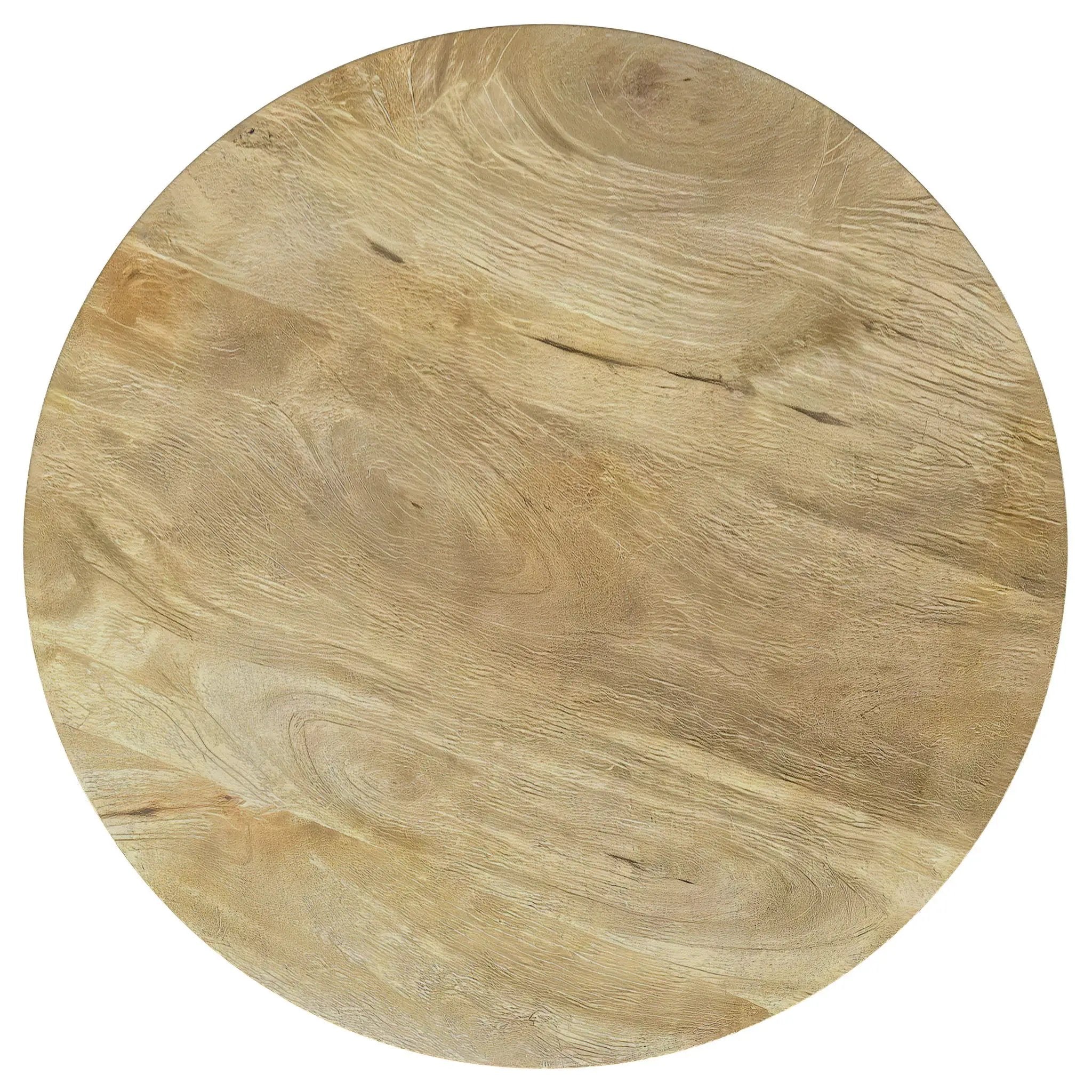 Touhy 3-piece Round Coffee and End Table Set Natural Mango by Unique Piece Furniture