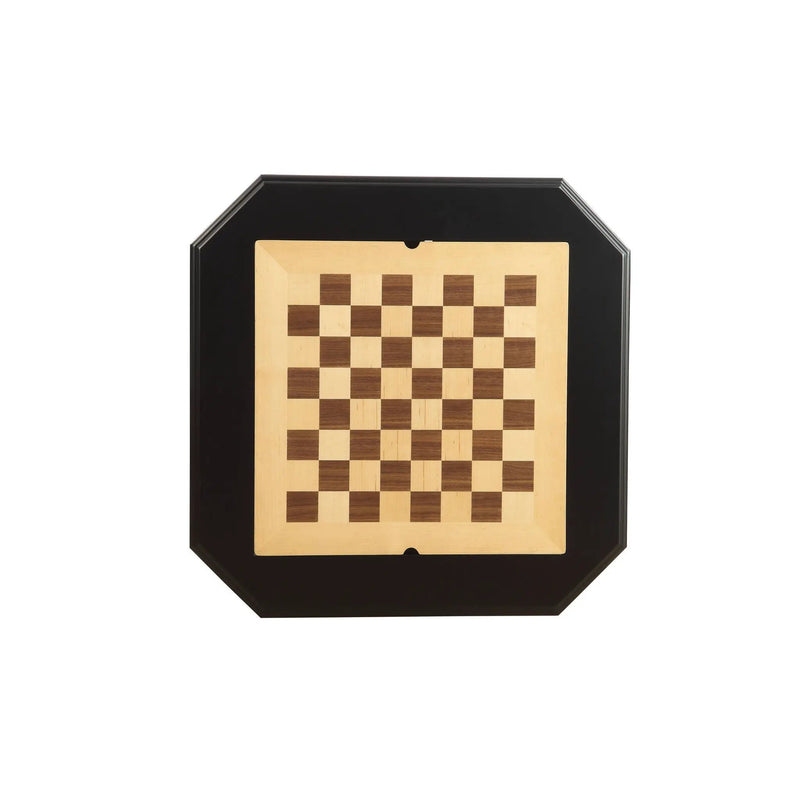 Bishop - Reversible Chess Checker Game Table With Game Tray (Chess Fingures Not Included) by Unique Piece Furniture