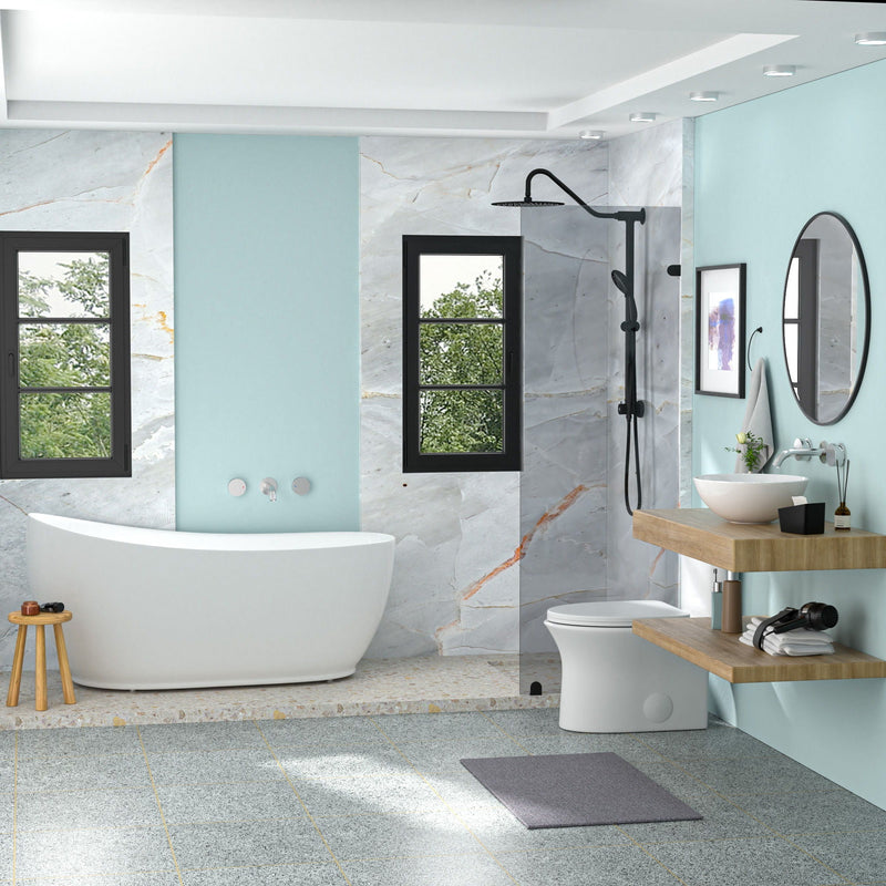 Modern Ceramic Circular Vessel Bathroom Sink by HouseOfZazla