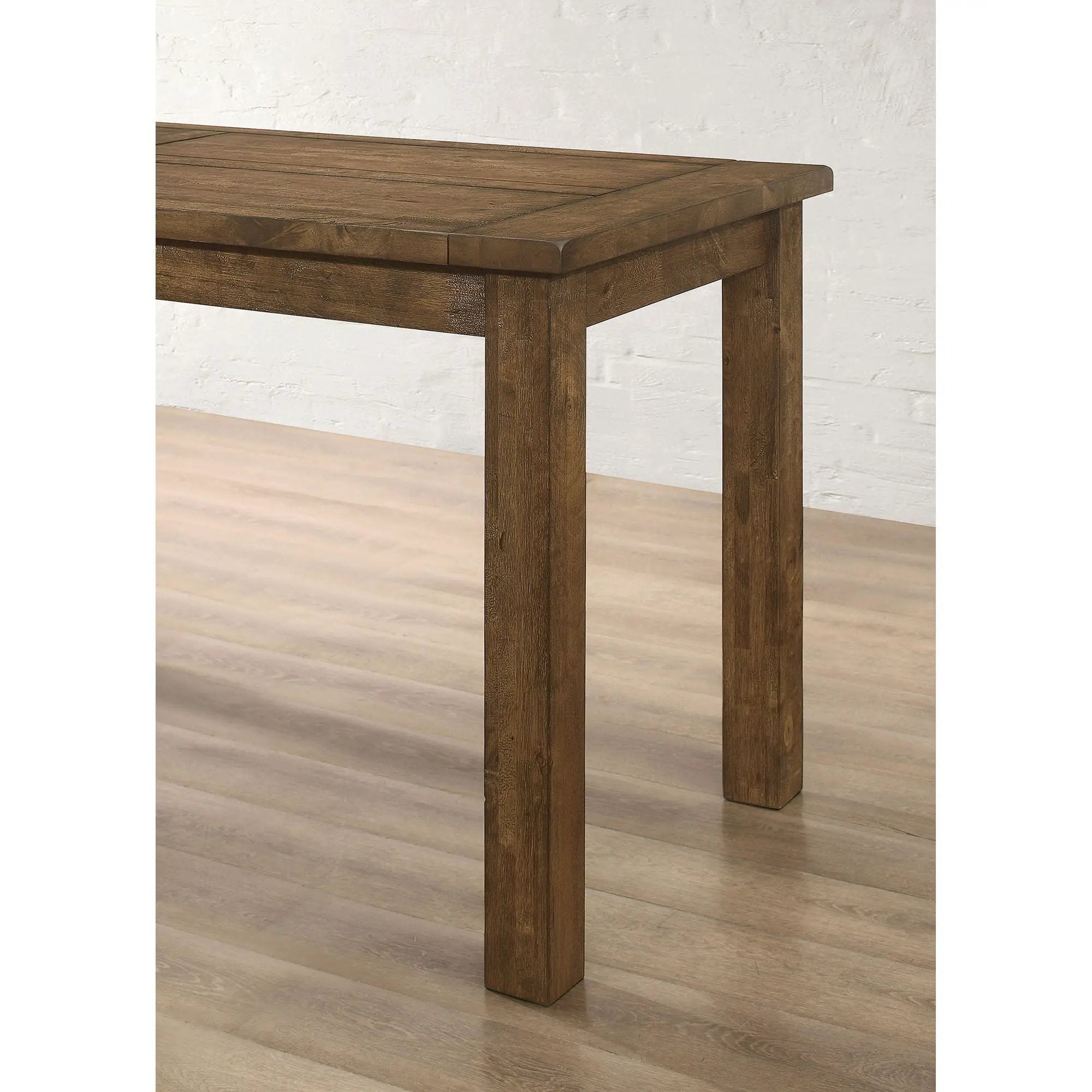 Amarillo - Rectangular Counter Height Dining Table - Rustic Brown by HouseOfZazla