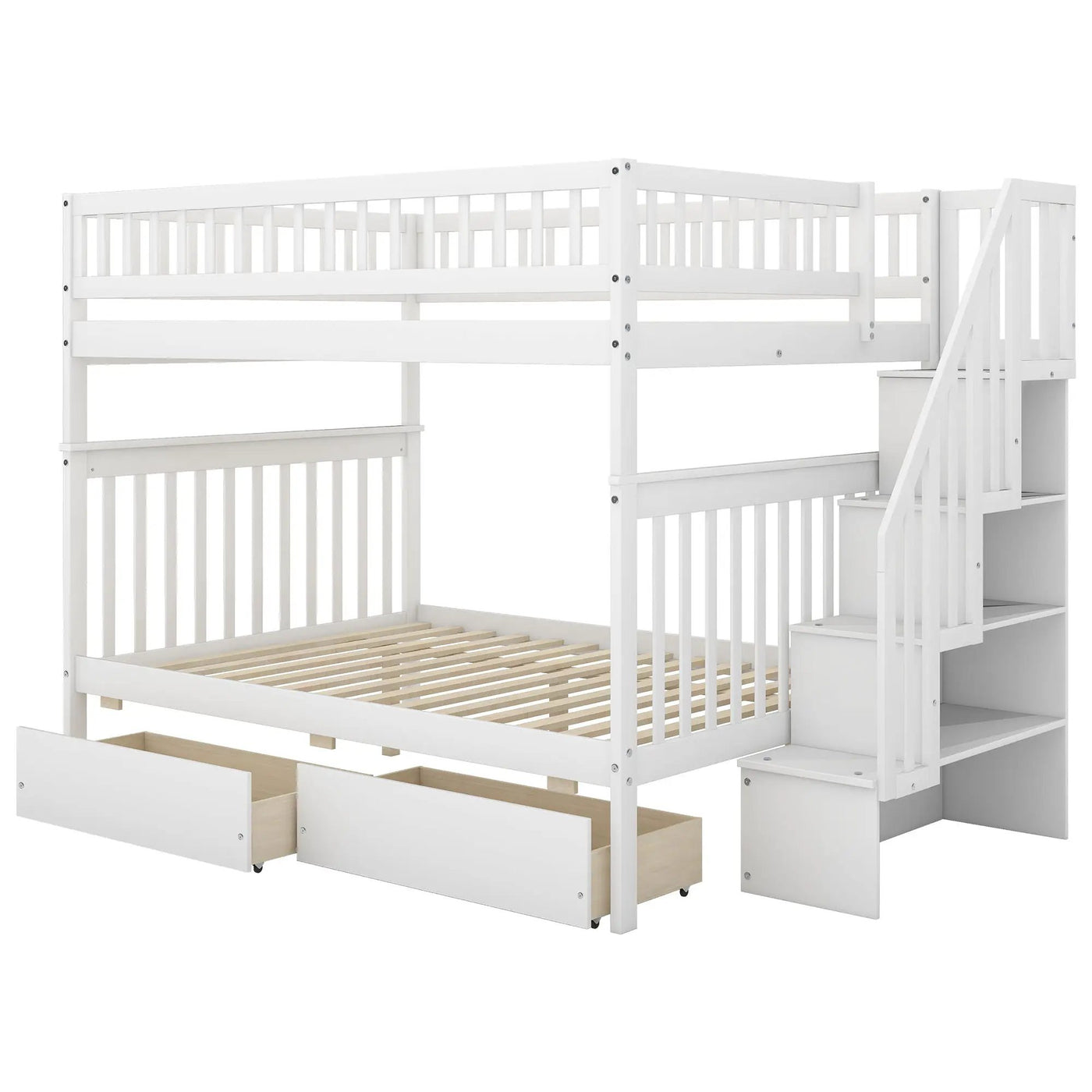 Bunk Bed With Staircase by HouseOfZazla