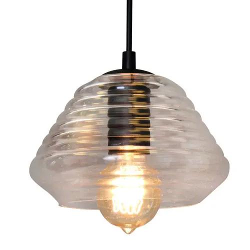 Torus - Triangle Industrial Pendant - Clear by HouseOfZazla