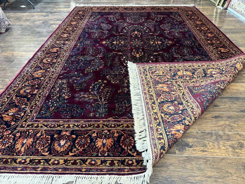 Antique Karastan Rug 8.6 x 12, Wool Pile, Vintage Discontinued Karastan Sarouk Lanamar by Jewel Rugs
