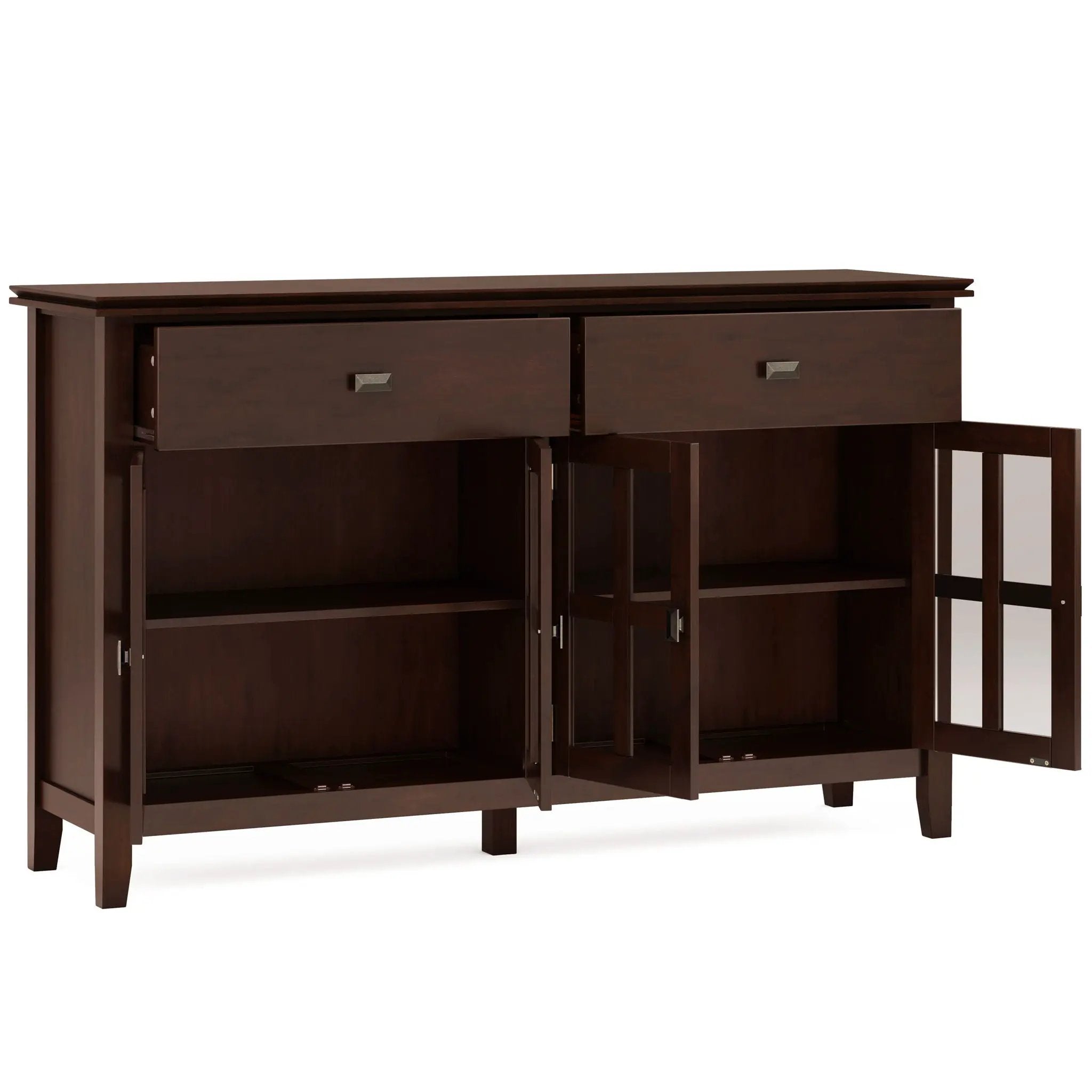 Artisan - Large 4 Door Sideboard Buffet - Russet Brown by Unique Piece Furniture