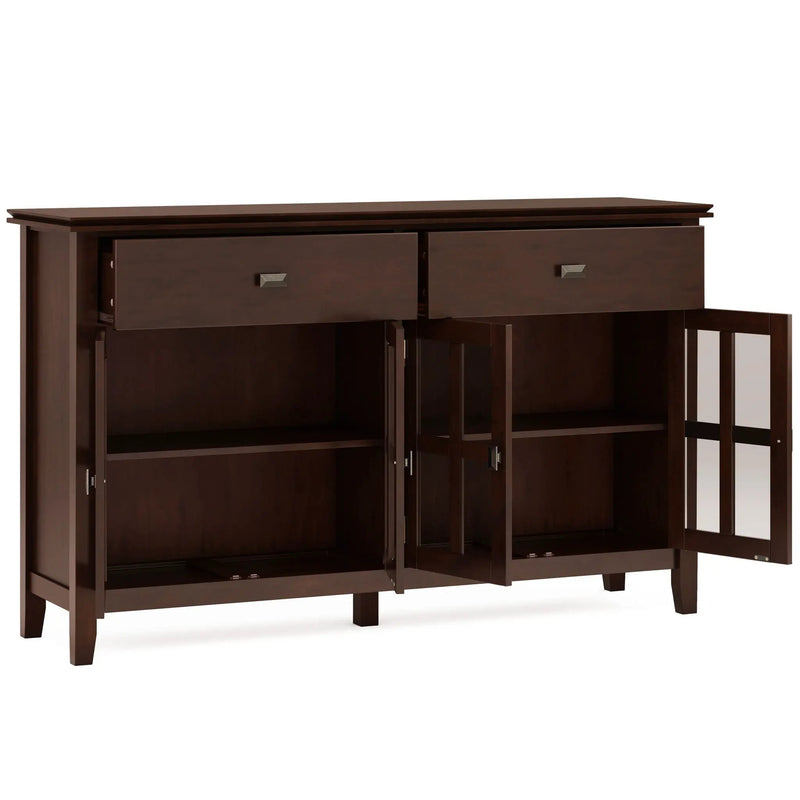Artisan - Large 4 Door Sideboard Buffet - Russet Brown by Unique Piece Furniture