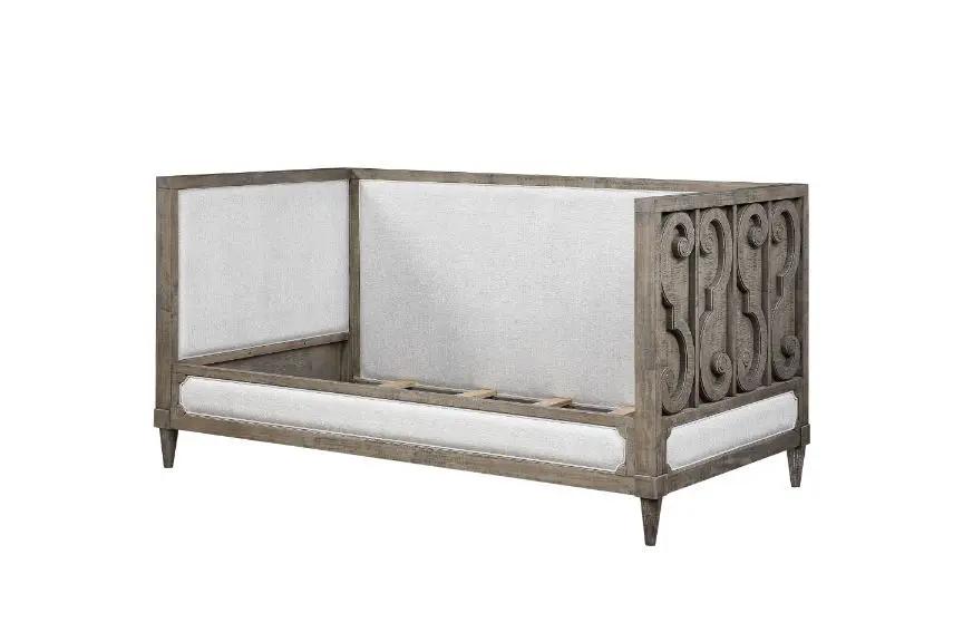 Artesia - Twin Daybed - Tan Fabric & Salvaged Natural by Unique Piece Furniture