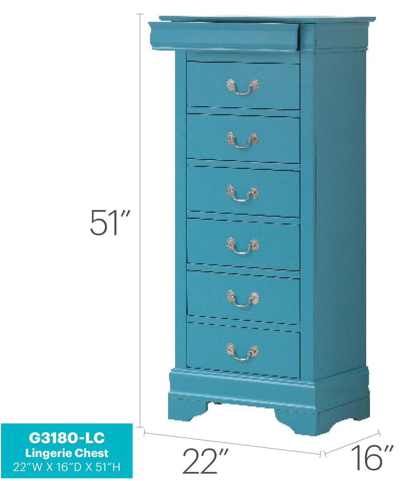 Traditional Style Lingerie Storage Chest by Unique Piece Furniture