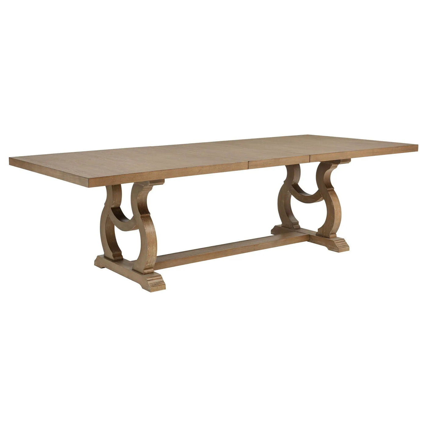 Fremont - Trestle Rectangular Dining Table With Removable Leaf by HouseOfZazla