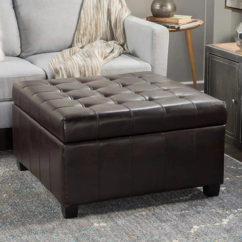 Isabella - Contemporary Ottoman With Storage by HouseOfZazla