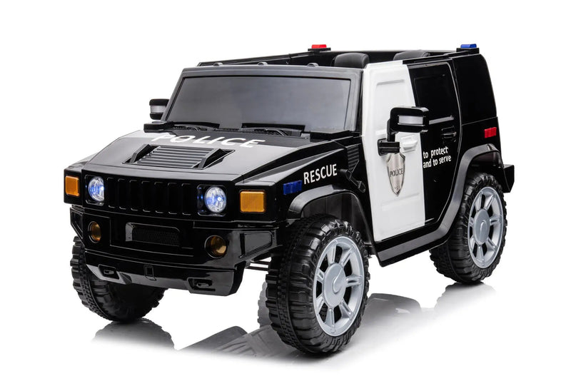 12V7A 30W*2 Four-Wheel Drive Seat One Button Start, Forward And Backward, High And Low Speed, Music, Front Light, Power Display, Two Doors Can Open, 2.4G R / C, Seat Belt Four Wheel Absorber by HouseOfZazla