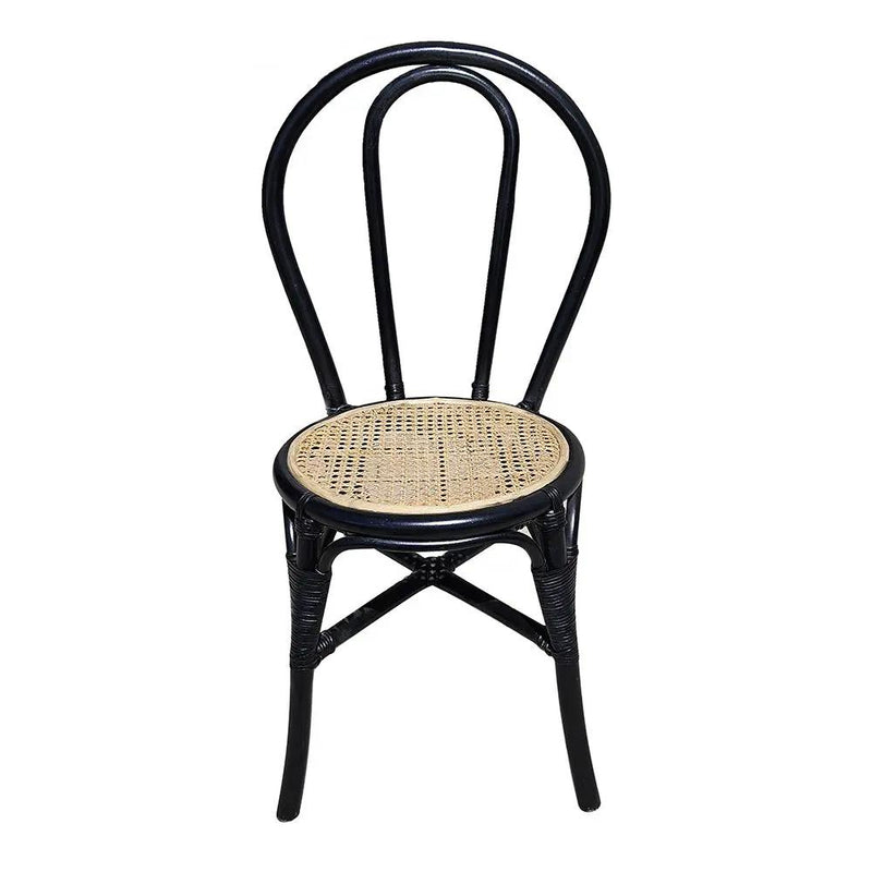 Rattan Dining Chair (Set of 2) - Black Multi by Unique Piece Furniture