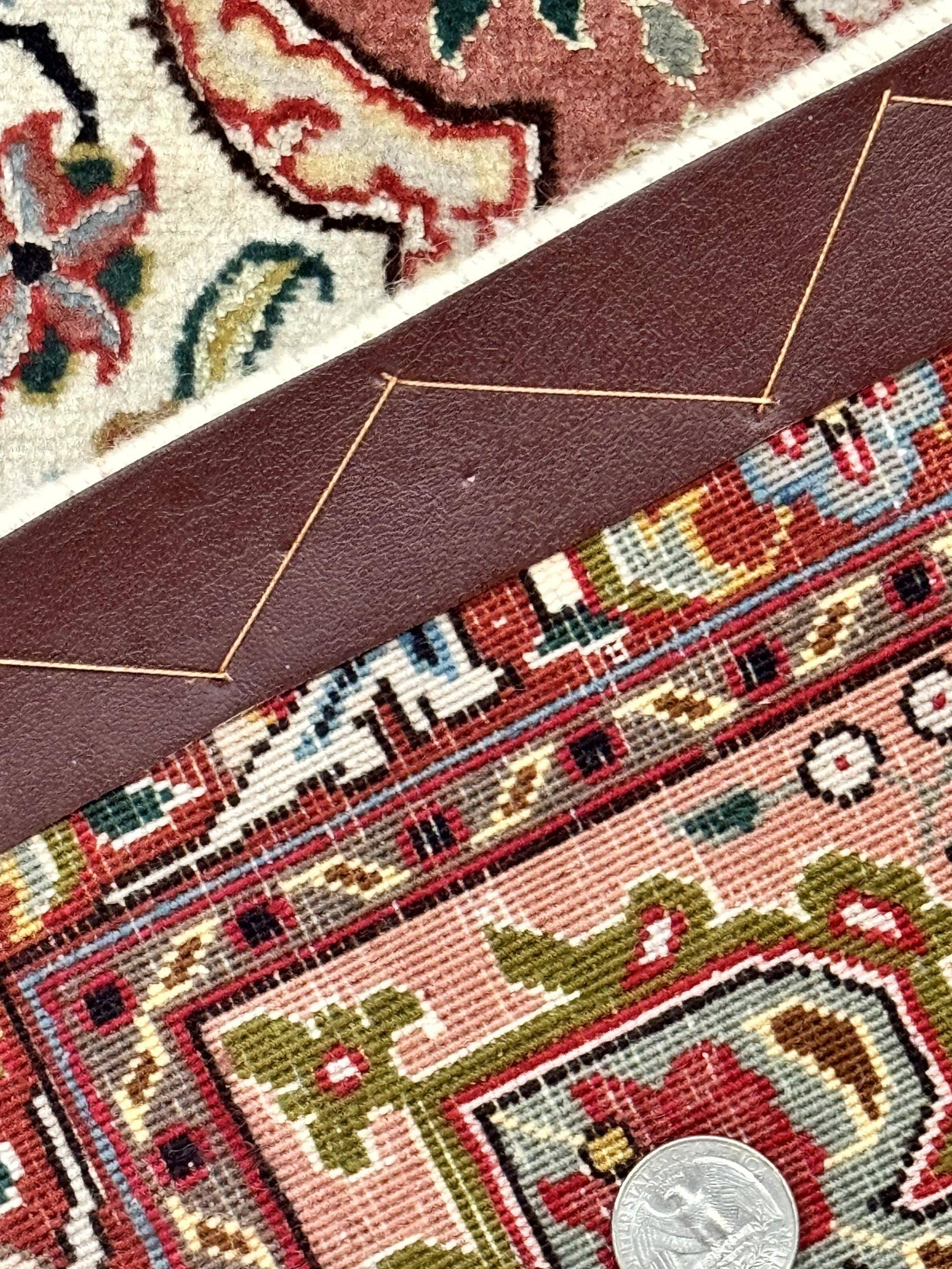 Small Persian Tabriz Rug 2x3, Floral Medallion, Wool and Silk, 340 KPSI by Jewel Rugs