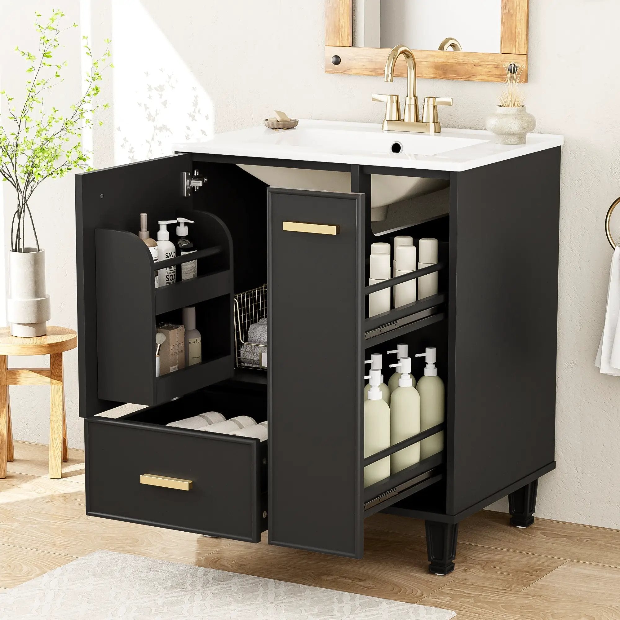 24" Bathroom Vanity with Sink by HouseOfZazla