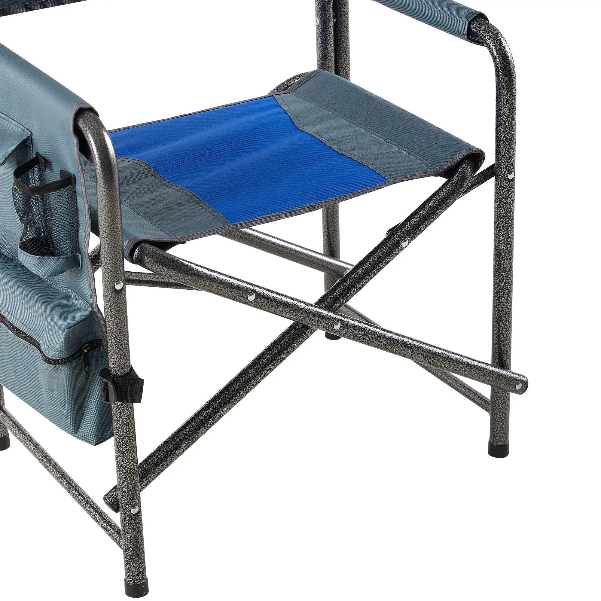 Padded Folding Outdoor Chair With Storage Pockets, Lightweight Oversized Directors Chair For Indoor, Outdoor Camping, Picnics And Fishing by HouseOfZazla