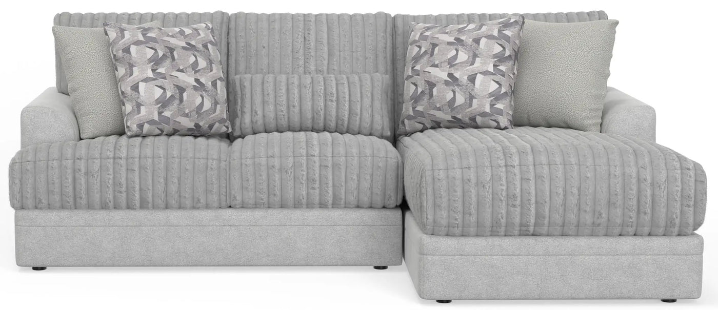 Titan - Sectional With Comfort Coil Seating And Accent Pillows Included by Unique Piece Furniture
