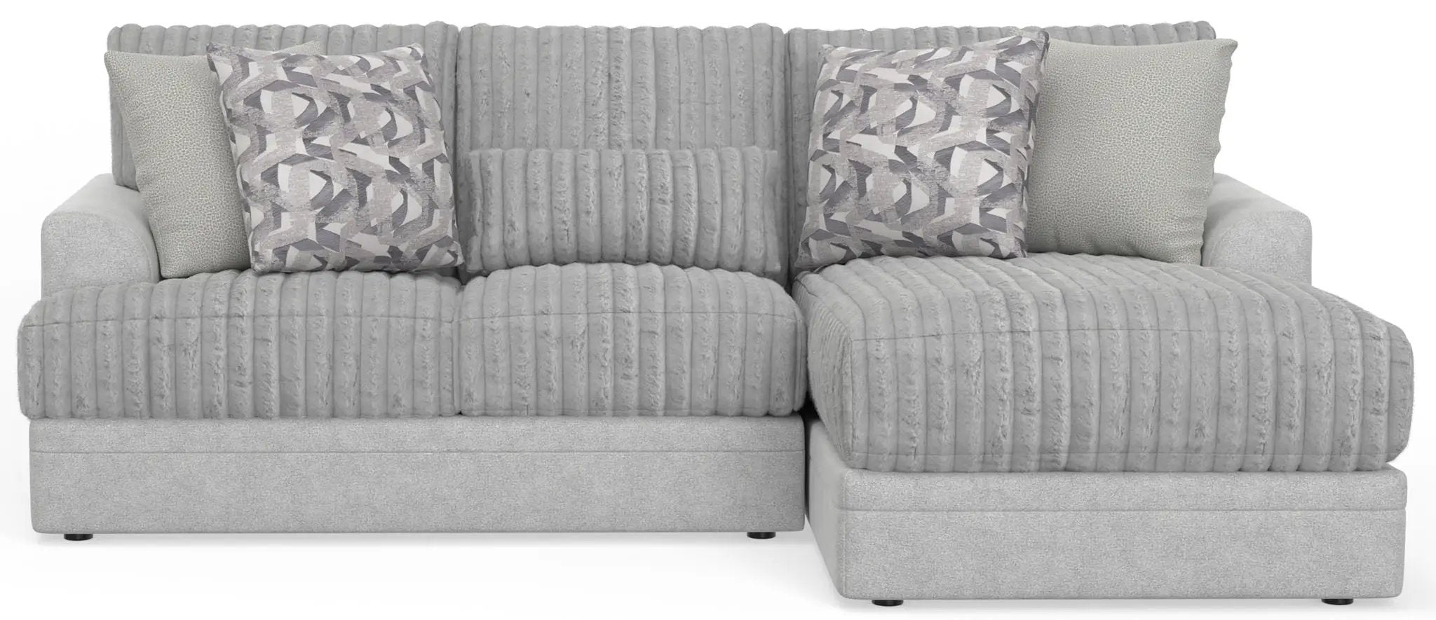 Titan - Sectional With Comfort Coil Seating And Accent Pillows Included by Unique Piece Furniture