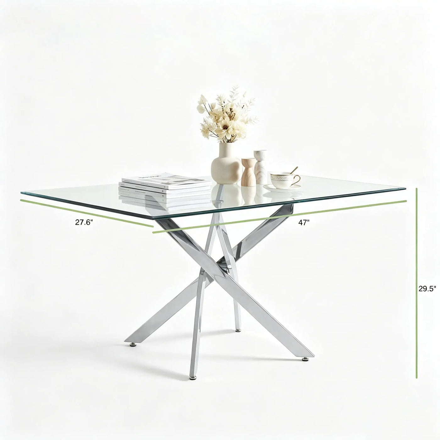 Modern Rectangular Table For Dining Room by HouseOfZazla