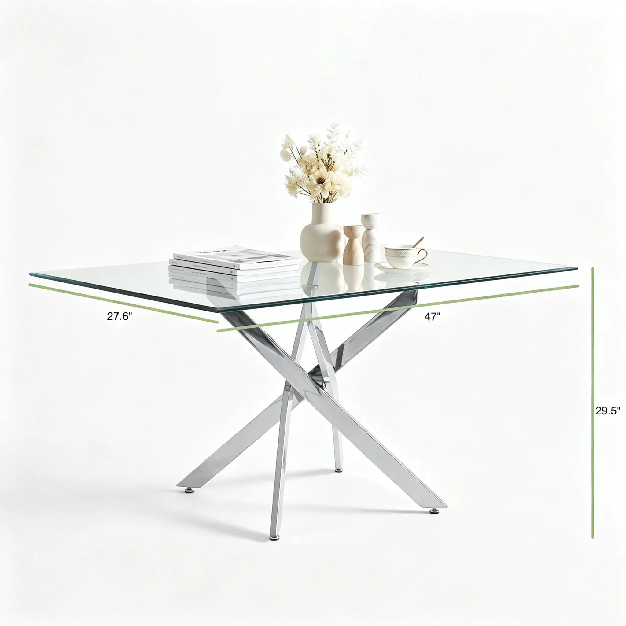 Modern Rectangular Table For Dining Room by HouseOfZazla