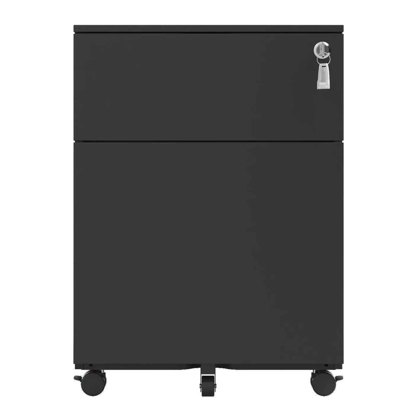 2 Drawer Mobile File Cabinet With Lock Steel File Cabinet For Legal / Letter / A4 / F4 Size / Home / Office Design by HouseOfZazla