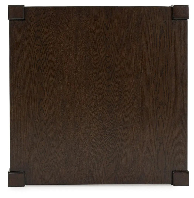 Breckington - Square End Table - Dark Brown by Unique Piece Furniture