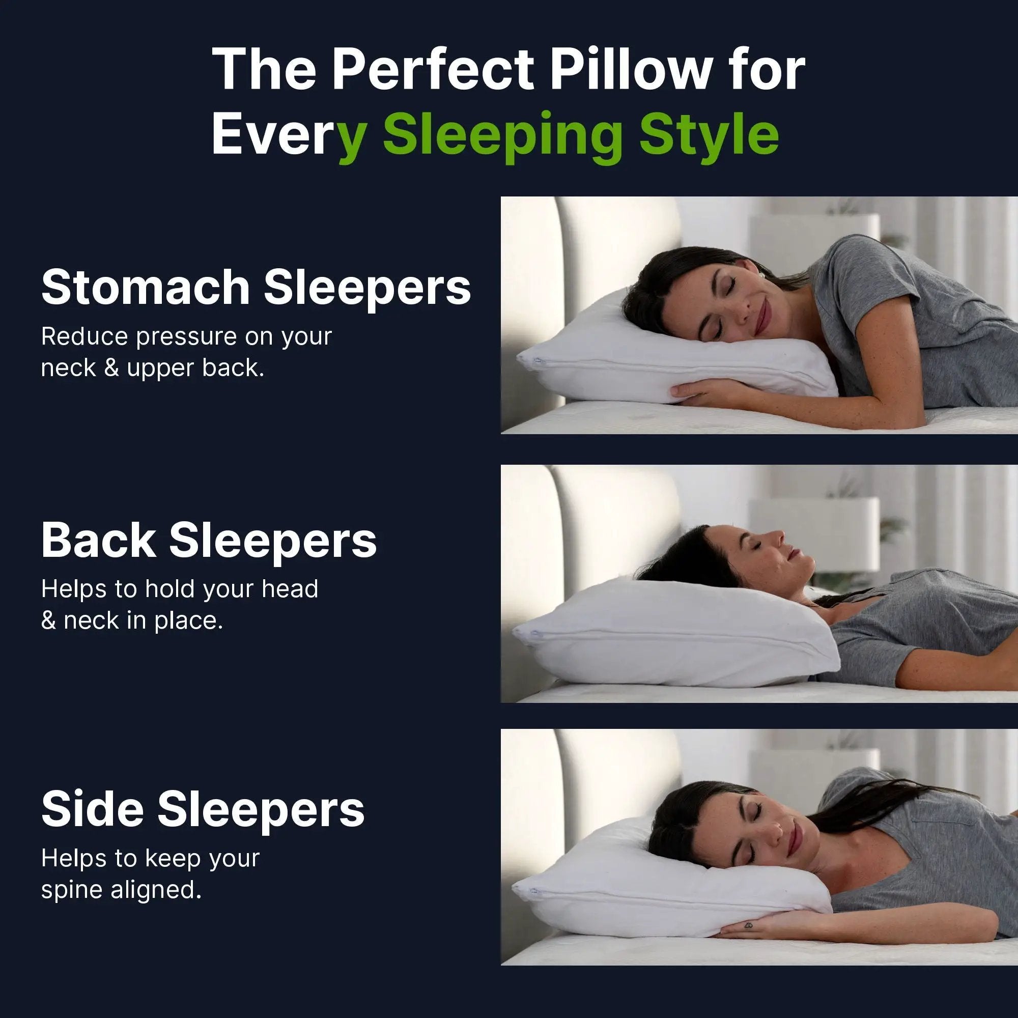 Ghostpillow - Faux Down Luxury Pillow With Microfiber Gel Clusters, Cotton Cover - White by HouseOfZazla