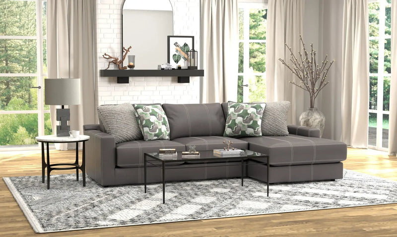 Minori - Italian Leather Sectional by Unique Piece Furniture