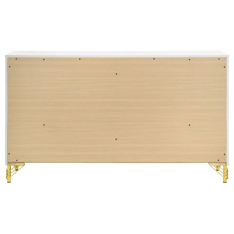 Lucia 6-drawer Dresser Cabinet White by Unique Piece Furniture