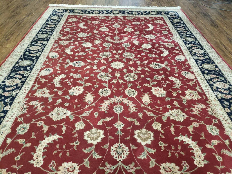 6' X 9' Vintage Fine Oriental Floral Handmade Wool Rug Vegetable Dyes Red Nice by Jewel Rugs