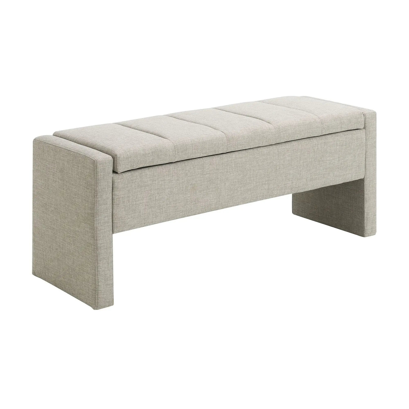 Modern Upholstered Large Bed End Bench With Storage by HouseOfZazla