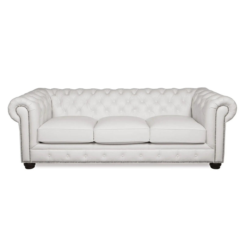 Traditional Tufted Chesterfield Nailhead Sofa by HouseOfZazla