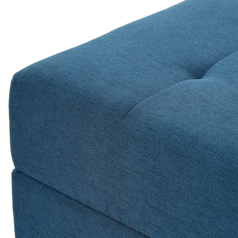 Navy Tufted Ottoman by HouseOfZazla