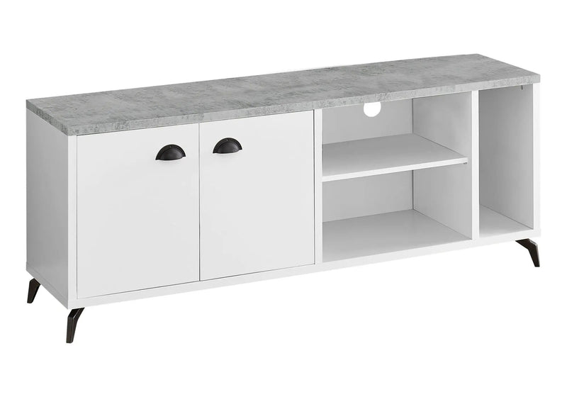 Contemporary TV Stand Console with Storage Cabinet by HouseOfZazla