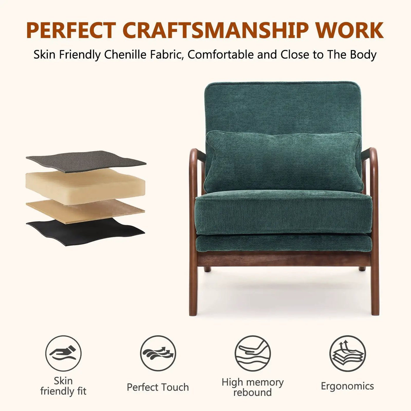 Upholstered Living Room Chair by HouseOfZazla