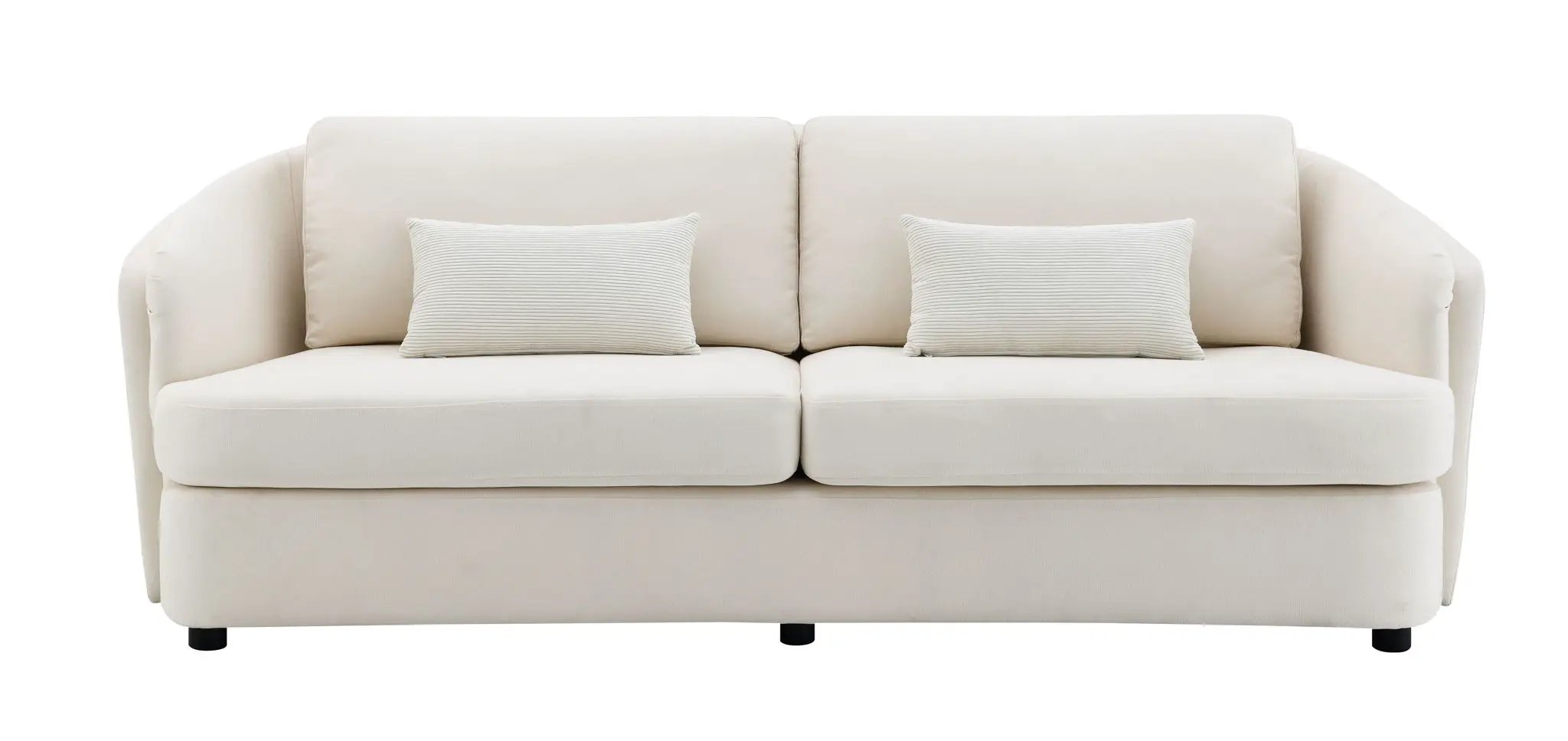 Mariko - Linen 3 Pieces Living Room Set - Beige by HouseOfZazla