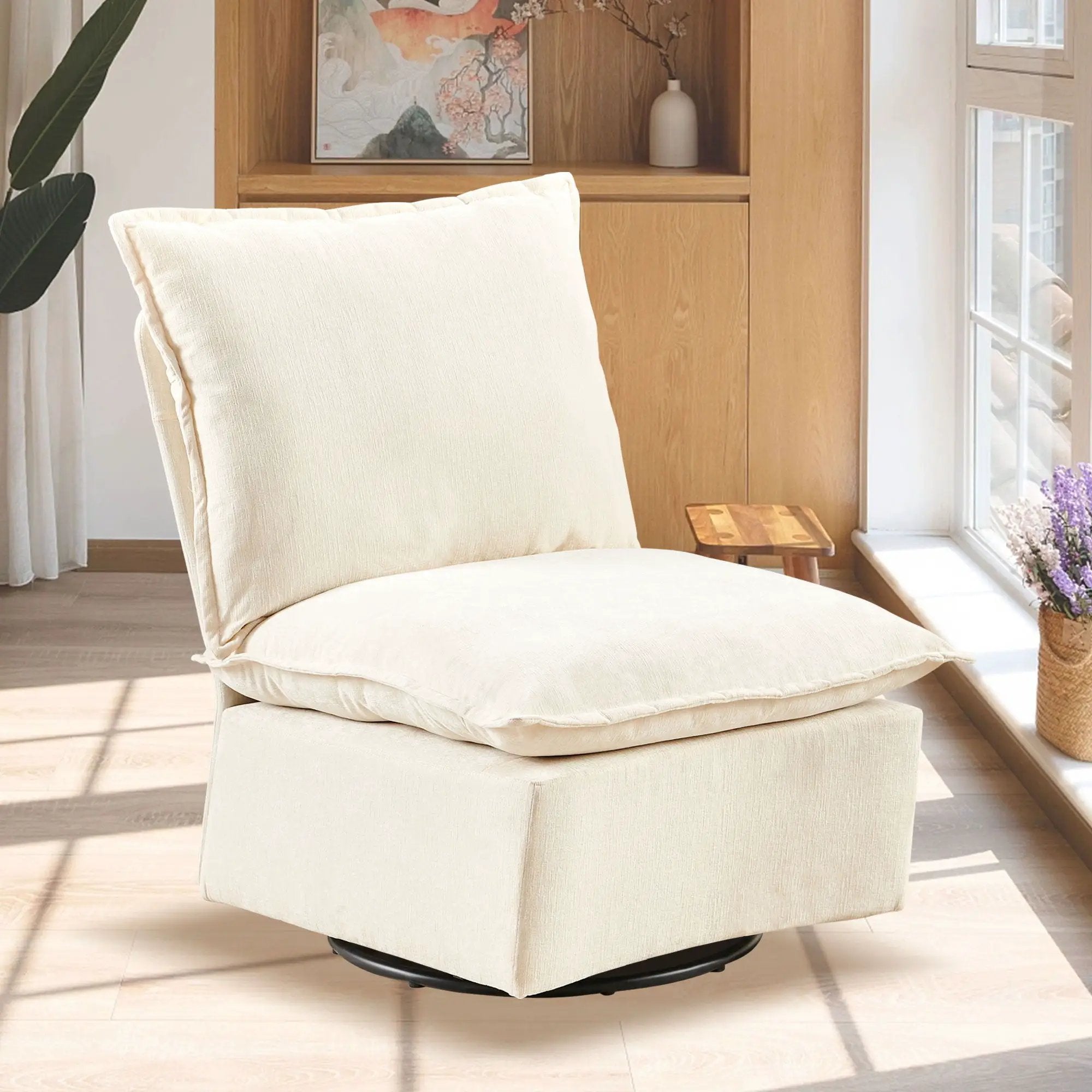 Detachable Single 360 Swivel Rocking Rocker, 360 Swivel Sofa Chair & Single Sofa Lounge, Comfortable Seating For Living Room & Bedroom Sofa 1 Piece by Unique Piece Furniture