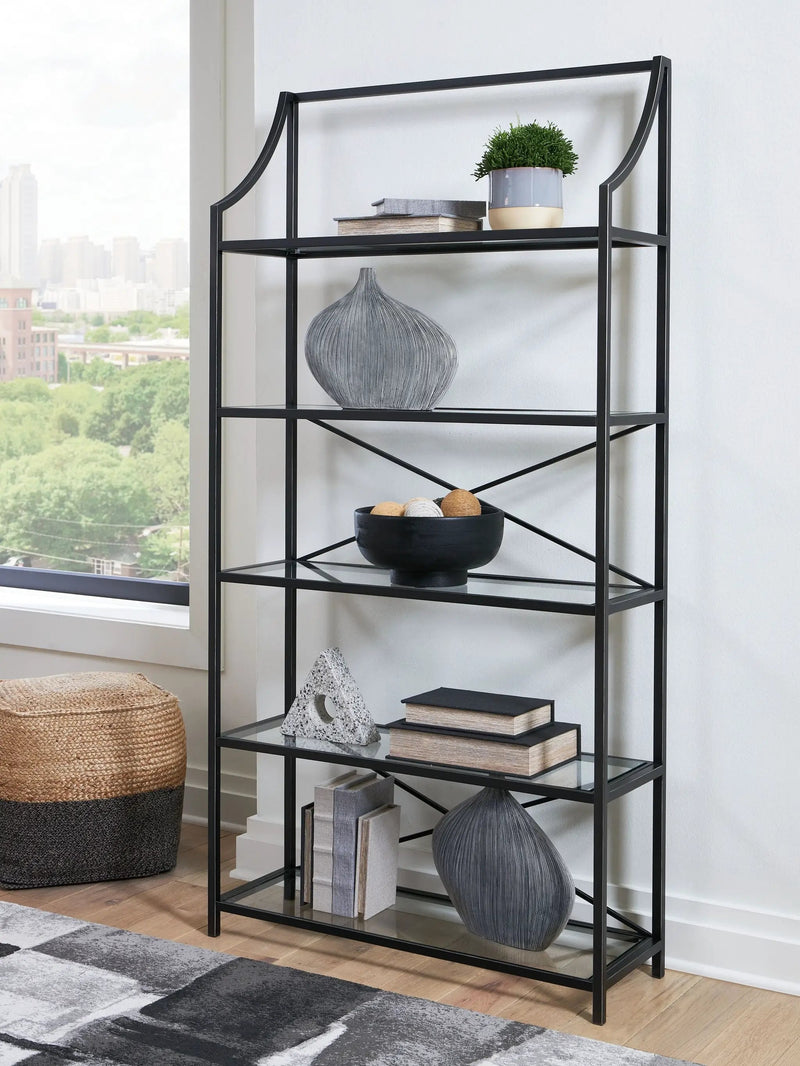 Dakerwell - Bookcase - Antique Black by Unique Piece Furniture