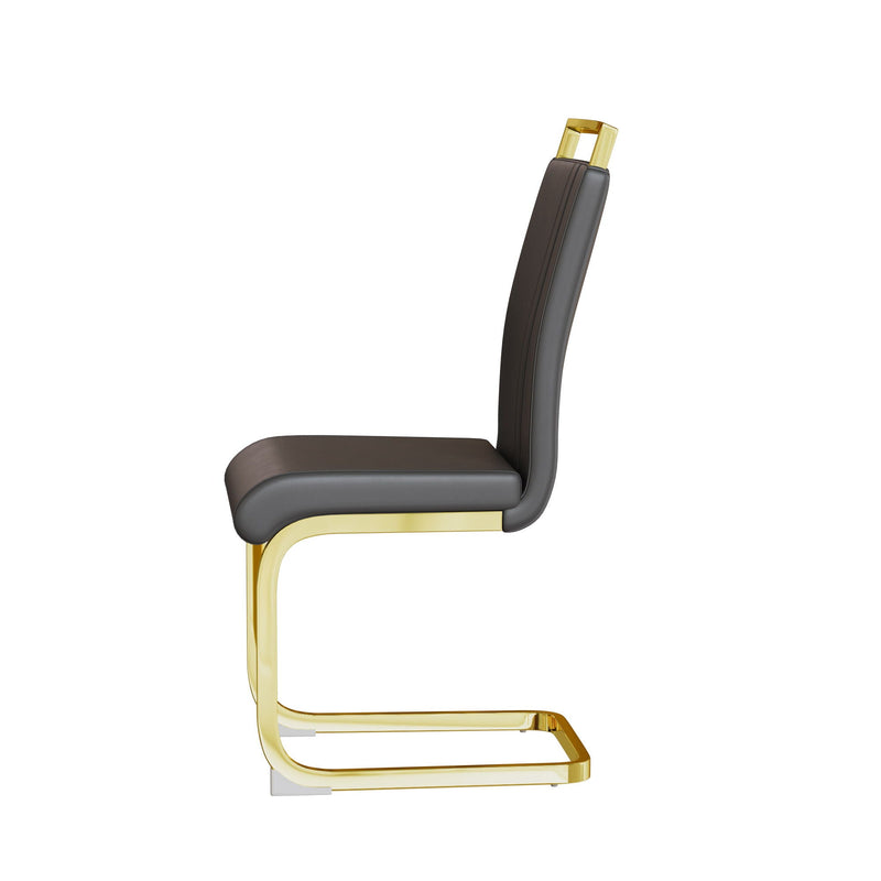 Side Dining Room Chair, Padded Seat High Back by HouseOfZazla