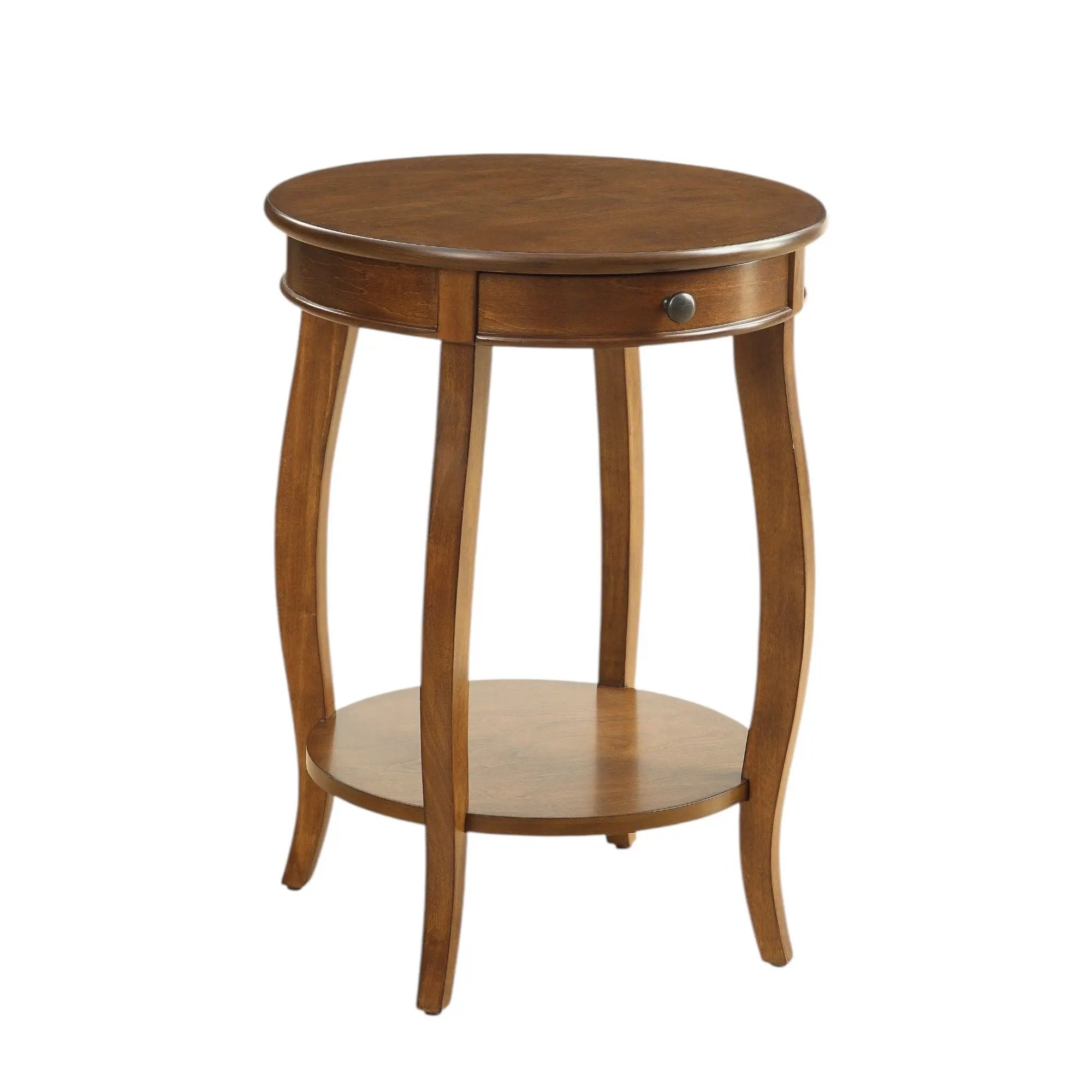 Alysa - Walnut Accent Table - Walnut by Unique Piece Furniture