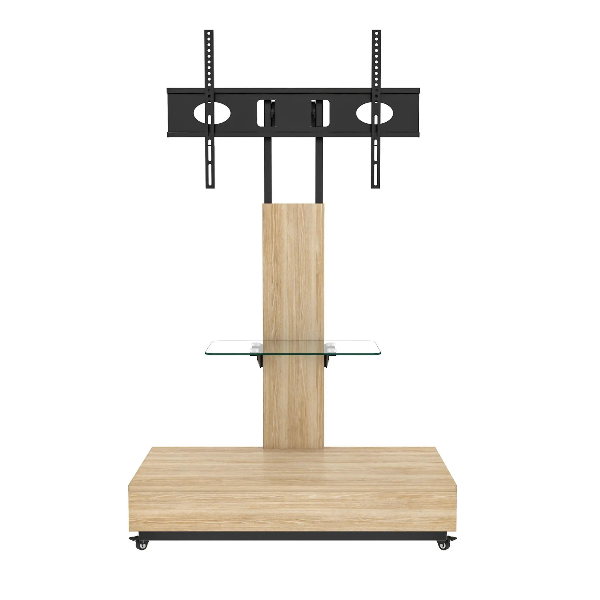 Adjustable Height Mobile TV Cart by HouseOfZazla