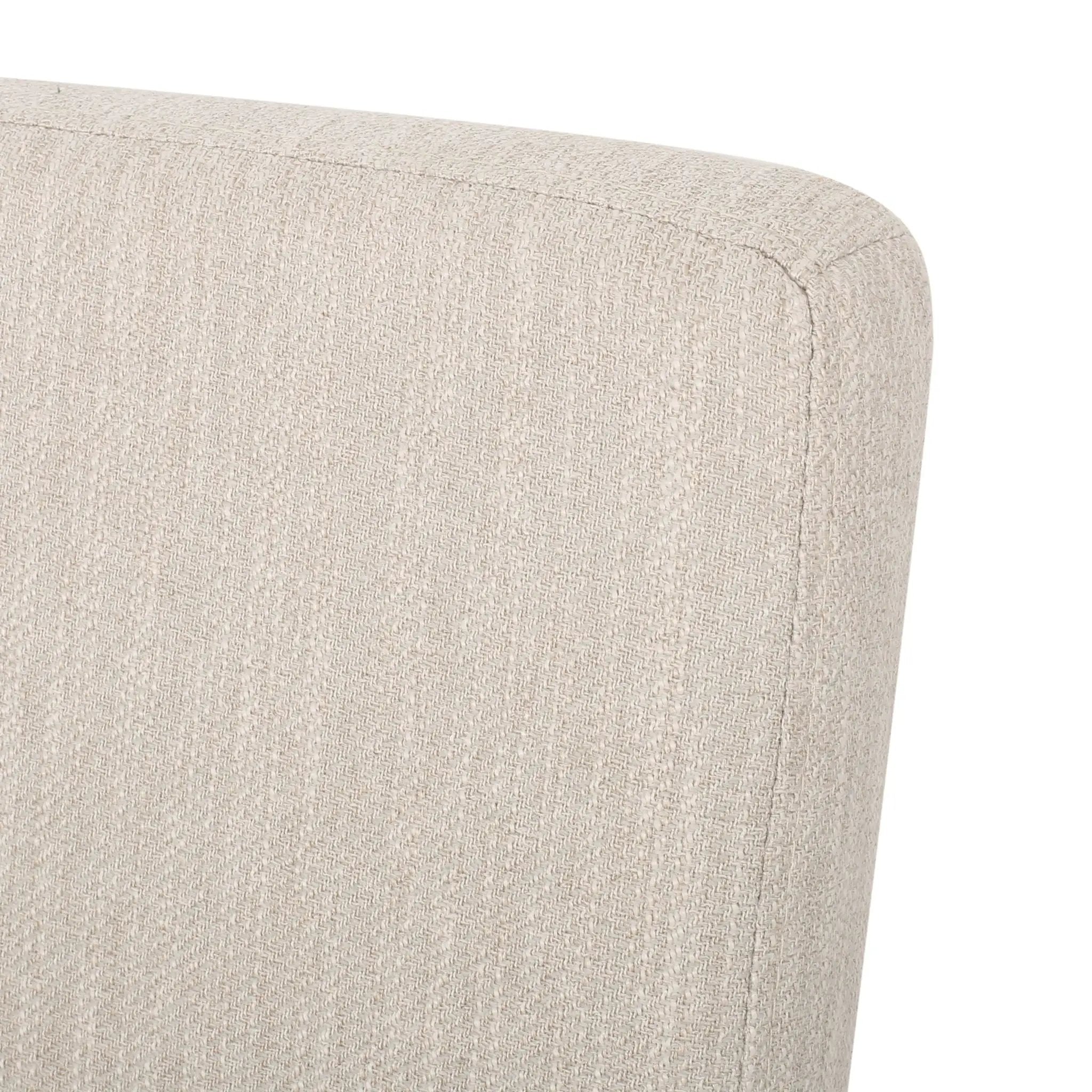 Contemporary Dining Chair with Upholstered Seating and Tapered Legs by HouseOfZazla