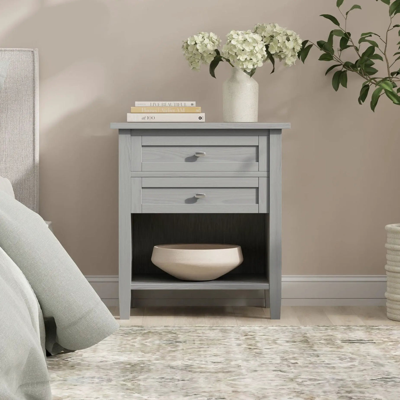 Warm Shaker - Handcrafted Bedside Table by Unique Piece Furniture