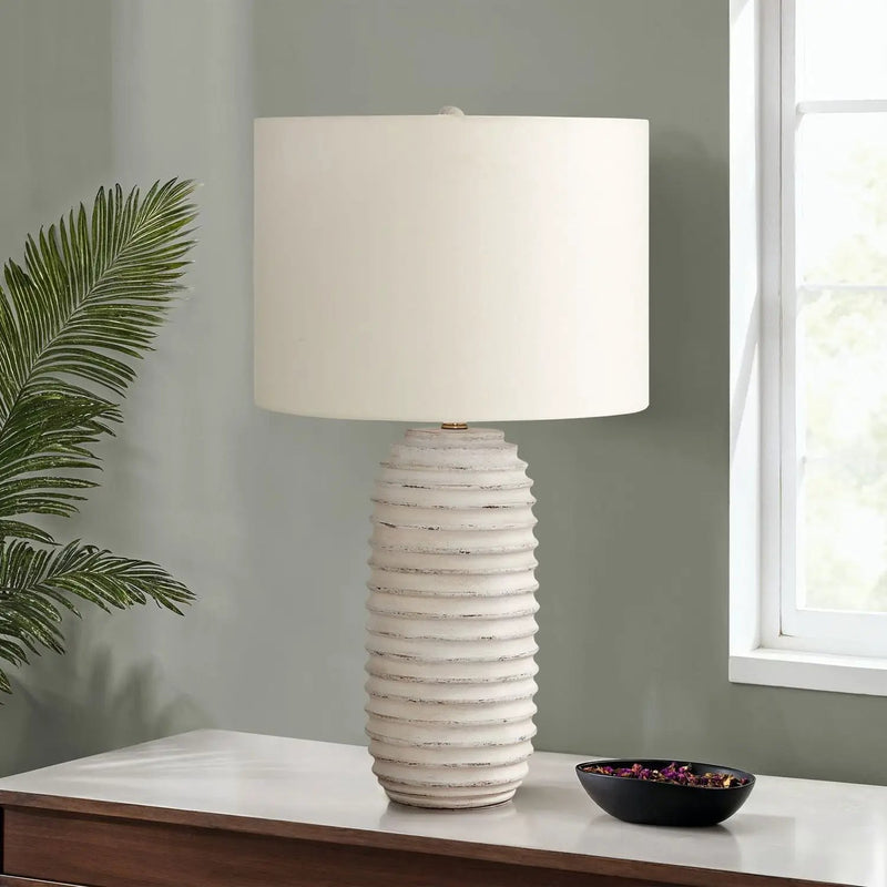 Lighting, Table Lamp, Resin, Transitional - Cream by Unique Piece Furniture