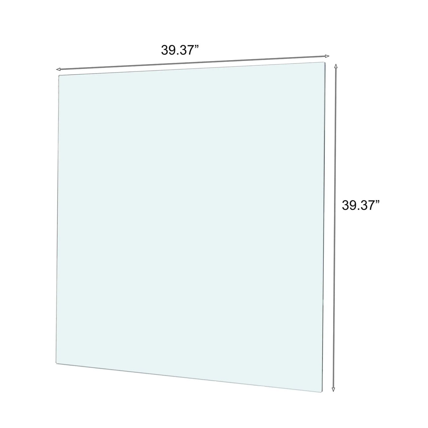 Square Tempered Glass Top by HouseOfZazla