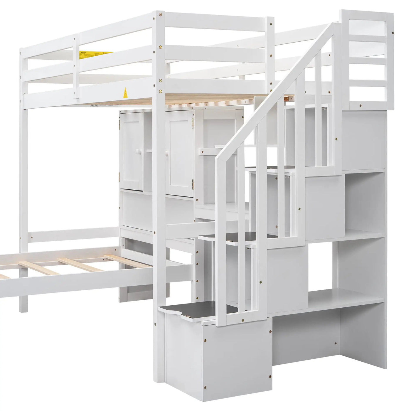 Loft Bed With Built In Desk And Staircase by Unique Piece Furniture