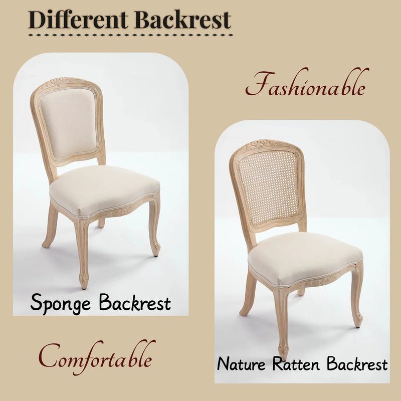 French Country Dining Chairs Set of 2 by HouseOfZazla