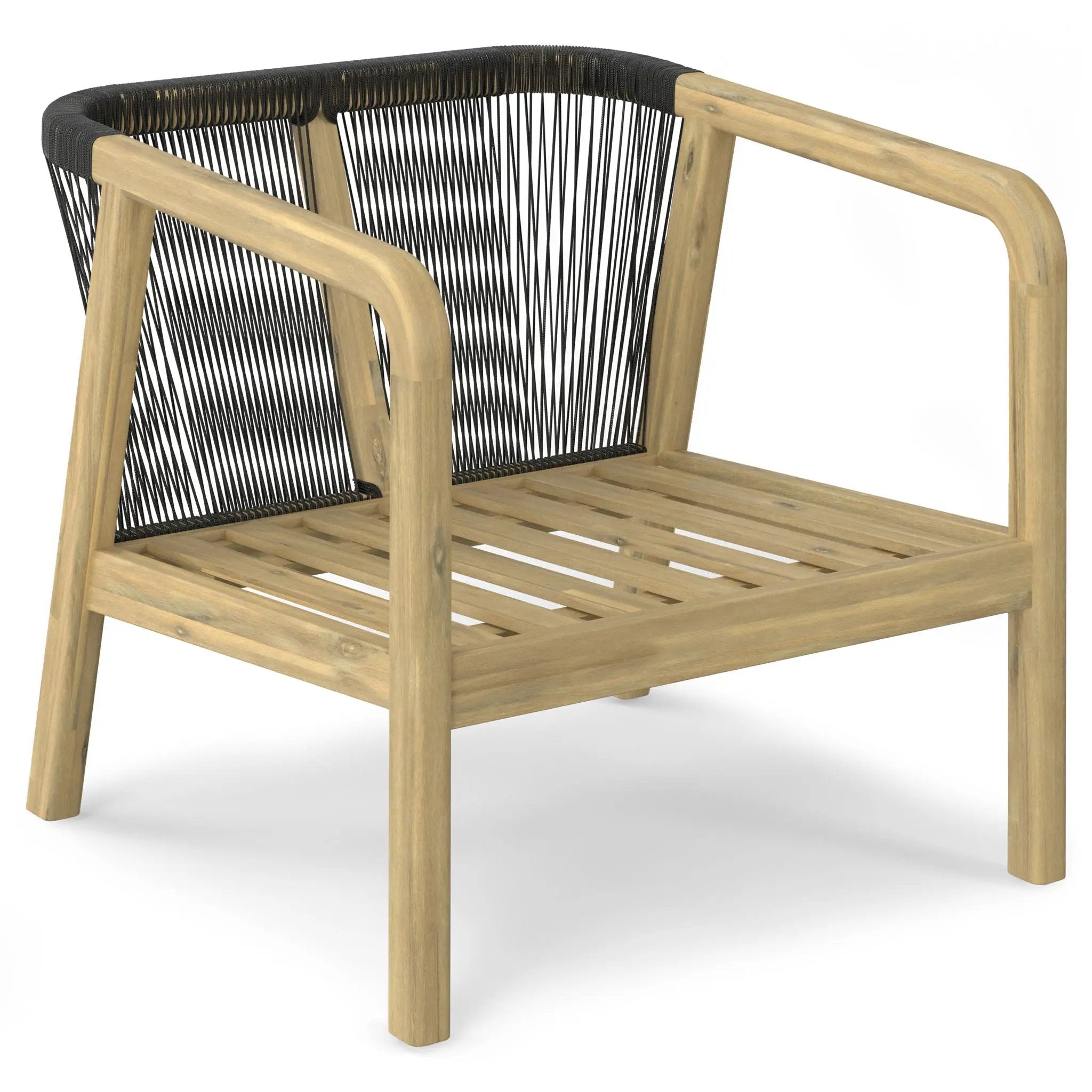 Palmetto - Outdoor Conversation Chair (Set of 2) - Stone Gray by Unique Piece Furniture