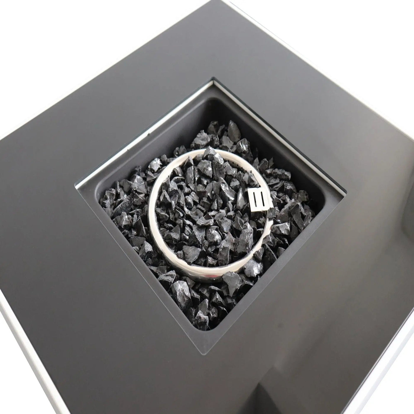 Powdercoated Fire Pit With Top by Unique Piece Furniture